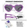 Flexible Heart Shaped Baby Polarized Sunglasses with Strap Adjustable Toddler