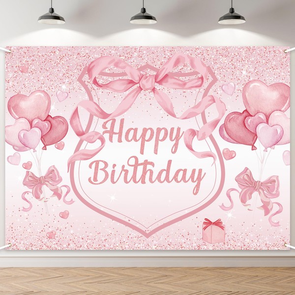 7 x 5 FT Happy Birthday Backdrop - Extra Large