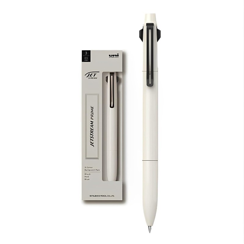 Mitsubishi Pencil 3 Color Ballpoint Pen Jetstream Prime 0.5mm (Beige