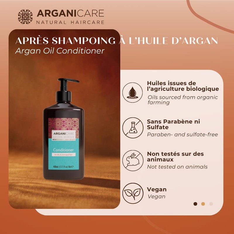 Arganicare Aloe Vera Leave-in Conditioner Moisture & Care Shine &