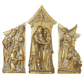 RAZ Imports Holiday Heritage 19.5" Nativity, Set of 3