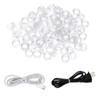 200 Pieces 0.5 Inch Small Elastic Silicone Rubber Bands Clear
