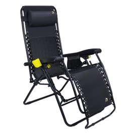 GCI Outdoor FreeForm Zero Gravity Chair, Black
