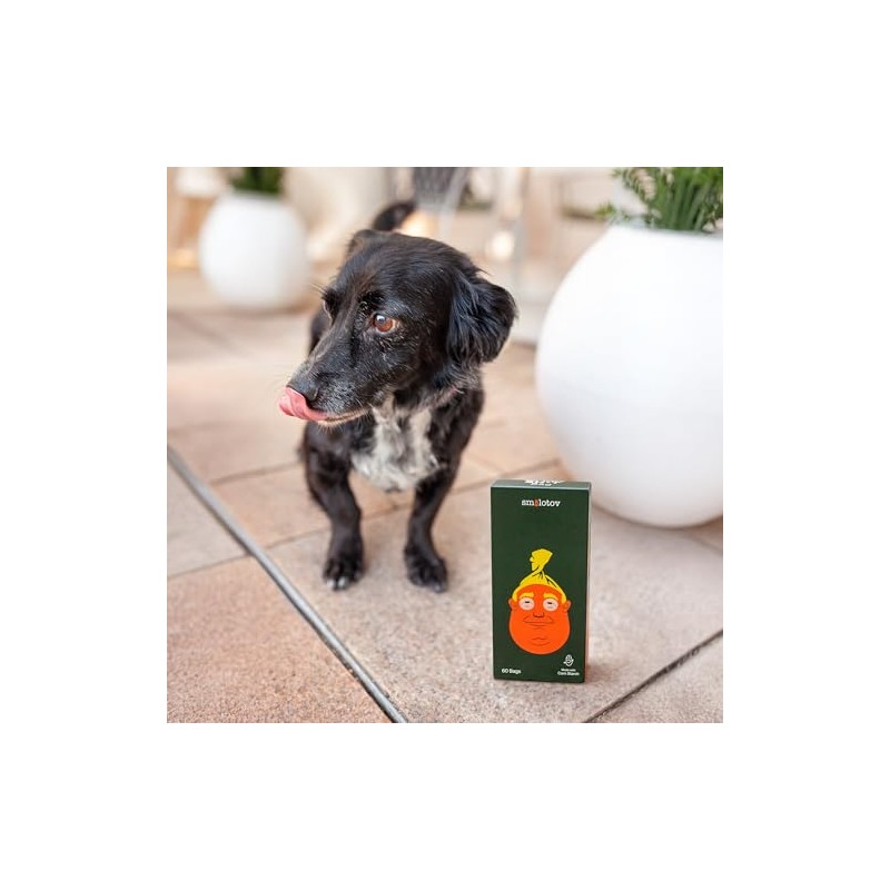 Premium Dog Poop Bags, Unscented, Leakproof, 4 Rolls (60 Count)