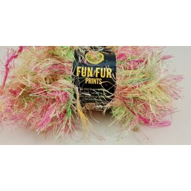 Lion Brand Fun Fur Yarn- Carribean