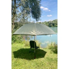 Krinner Vario Drill Parasol Stand Parasol Holder Ground Dowel Red for Beach Earth Meadow Garden Leisure and Camping Made in Germany 20005