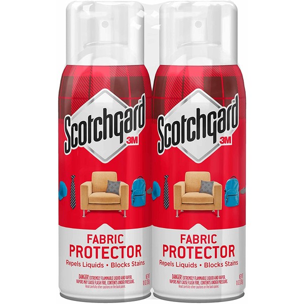 Scotchgard Fabric & Upholstery Protector, 2 Cans/10-Ounce (20 Ounces Total)