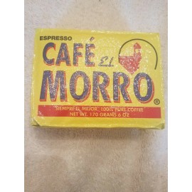 puerto Rico coffee Cafe El Morro Coffee Espresso 100% pure 6 oz quality coffee New sealed