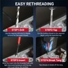 CENFORGE 320PC Helicoil Thread Repair Kit - SAE (1/4"-1/2") &