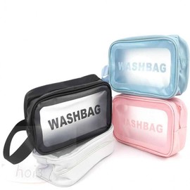 Hoy Strap Small Swim Bag Travel Pouch Pool Bag PVC Pouch Pink 2ea