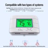Garystat Non-Programmable Heat Pump Thermostat for House 2 Heat/1 Cool,