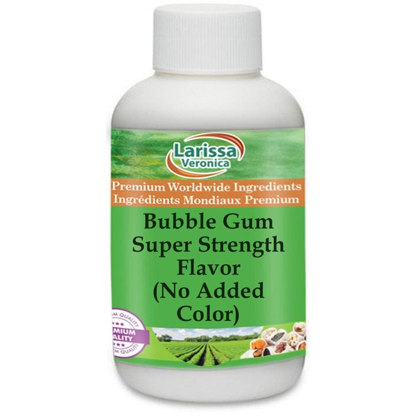 Bubble Gum Super Strength Flavor (No Added Color) (8 oz,