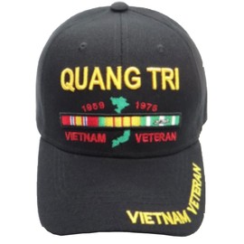 Quang Tri Vietnam Veteran Black Baseball Cap New