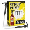 Set of 4 Syrup Pumps for Coffee Bar - Christmas