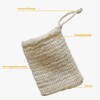 6 Stück Seifensäckchen Bio,Nylon Seifenbeutel, Seifensack Zum Duschen, Sicherer und