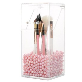 Cosmetic Brush Holder,plplaaoo Makeup Brush Holder,Makeup Brush Organizer,Multipurpose Acrylic Makeup Storage Box for Bathroom Vanity Countertop,Make Up Tool(B), makeup brush holder makeup brush