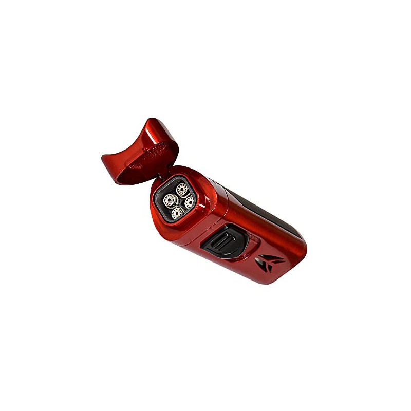 Street Holes Lotus Monarch Quad Torch Lighter with Cutter -