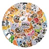 AUCEKO Pack of 50 Large Eyed Animals Stickers Pack Animals