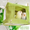 La La Pet Breathable Bird Hut for Summer Hanging Cage