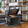 DocSafe File Box Fireproof File Storage Organizer with Lid,Collapsible Document