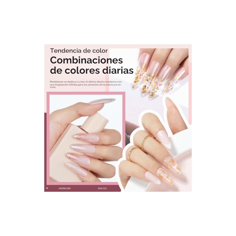 Gel constructor de uñas, 2 piezas de gel constructor de