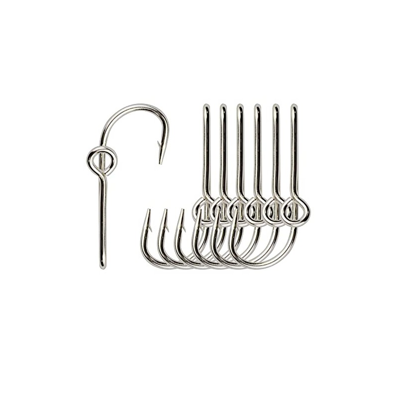 Fishing Hook Hat Pins Fishing Hook Clips,7pcs/Box Cap Hat Tie
