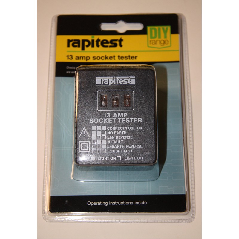 Rapitest As 109 Socket Tester - 13 Amp