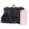 Lanpet Women Classical Kiss Lock Clutch with Chain Strap Shoulder