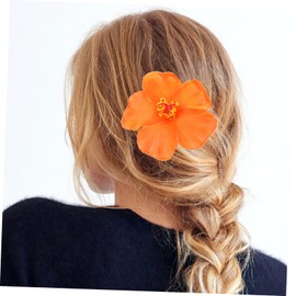 TOVINANNA 36pcs Beach Wedding Hair Clip Hawaii Floral Hairpin Plumeria Flower Hair Accessories for Bridal Party Favors Random Color