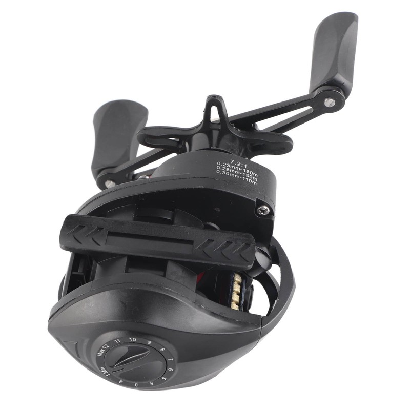 7.2:1 High Speed Baitcasting Reel Lightweight 18+1BB Magnetic Brake Fishing