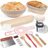Banneton Bread Proofing Basket Set, 11 Inch Sourdough Proofing Basket