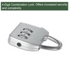 YOKIVE 1 Set 3 Digit Combination Padlock with Security Cables,