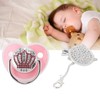 Bling Baby Pacifier Rhinestone Crown Ultra Soft Silicone BPA Infant