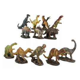 Ebros Gift Educational Prehistoric Dinosaur Miniature Figurines Collection Set of 12