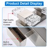 MELUCEE 3-Light Brushed Nickel Vanity Light Bar LED Bathroom Lighting
