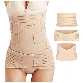 Faja abdominal con paneles rígidos, ajustable, para múltiples zonas corporales (Large)