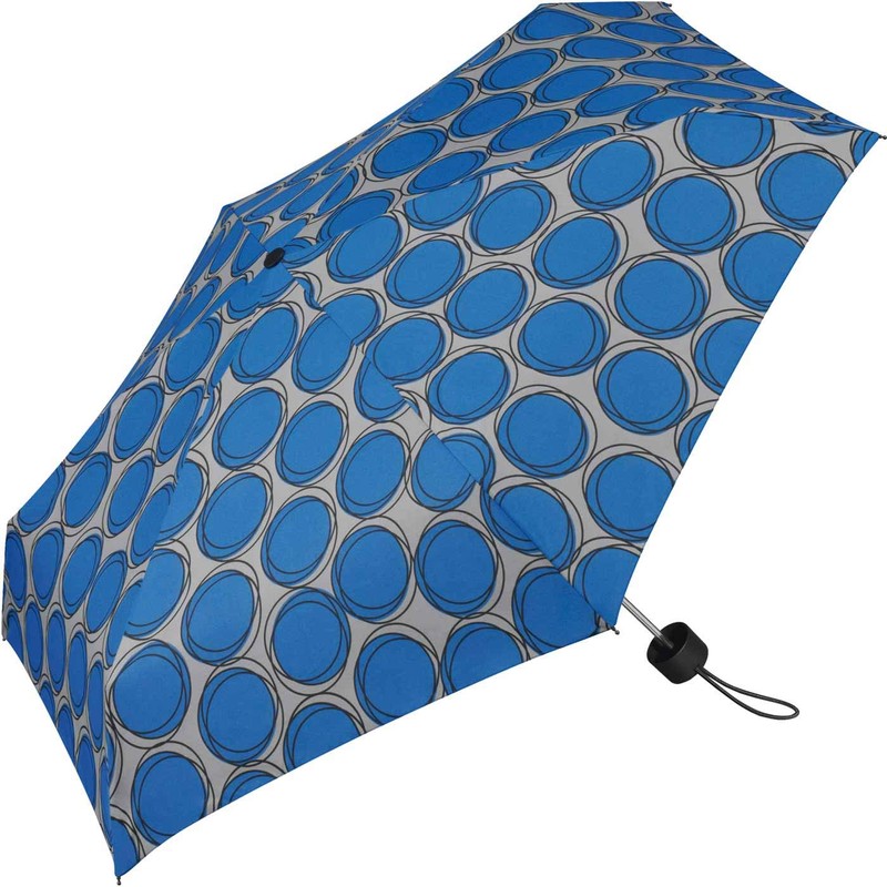 pierre cardin Petito Dots & Circles Pocket Umbrella, Stongblue