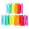 Unbranded 30 Pcs Pop Tubes Yellow Orange Blue Purple Green