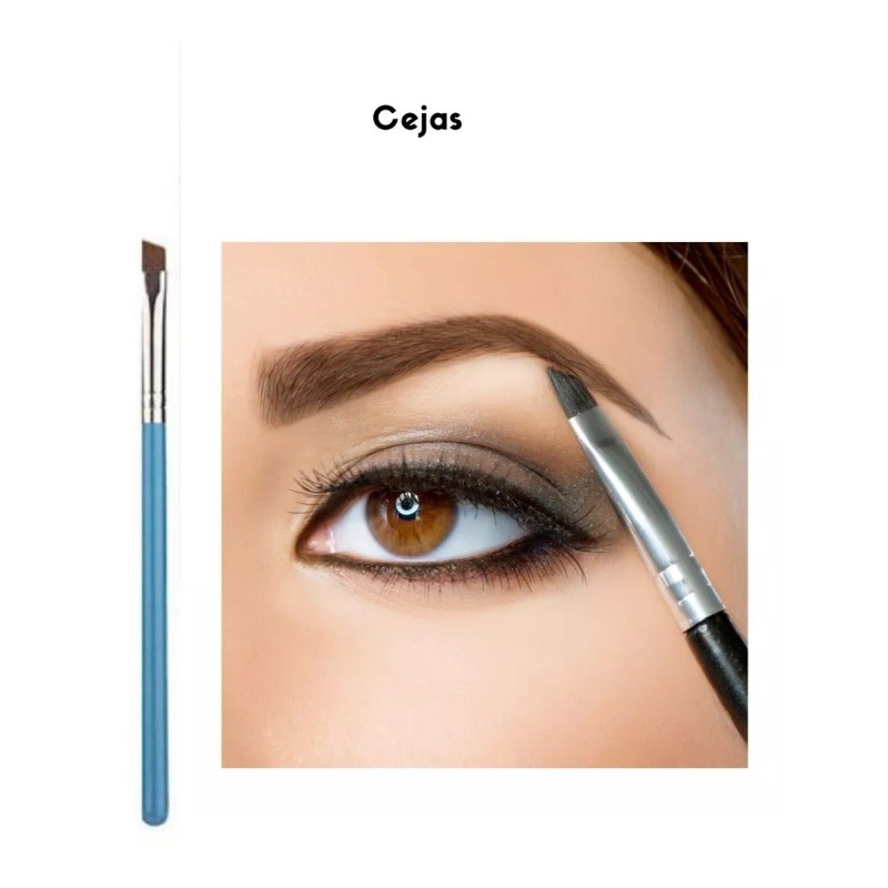 Divina Creacion Set 13 Brochas C/estuche Maquillaje Profesional Suave Pince