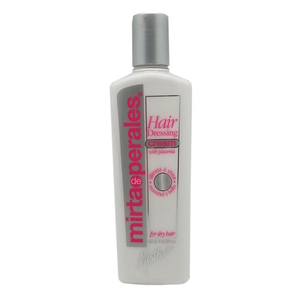 Mirta De Perales Hairdressing Cream with Placenta. Dry Hair Treatment. 8 Oz