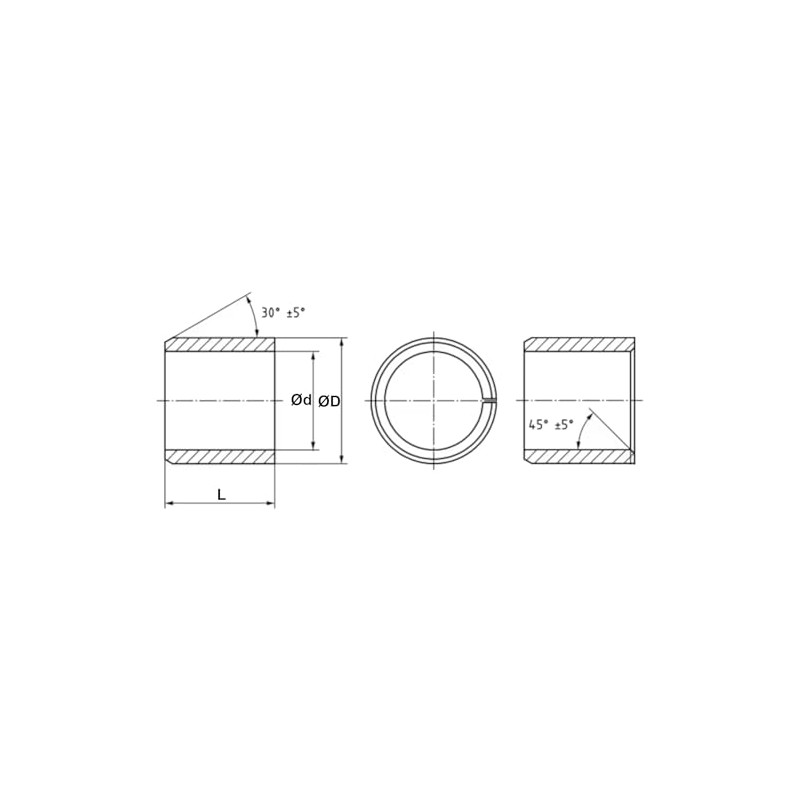 cyclingcolors 1 x clamping bushing DIN 1498 clamping sleeve clamping