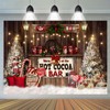 Christmas Hot Cocoa Backdrop for Photography Candy Shop Candy Scepter