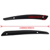 KAKABAS Front Road Glide Windshield Side Trim, Split Windscreen Side