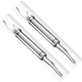 2Pcs Shrimp Deveiner Tool and Peeler, Toadfish Shrimp Cleaner, 5 in 1 Multifunctional Shrimp Peeler and Deveiner Tool, Oyster Shucking Knife, Ergonomic Non-Slip Grip, Kitchen Essential, 9in