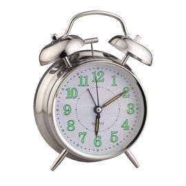 Fox Valley Traders Vintage Glow-in-The-Dark Alarm Clock