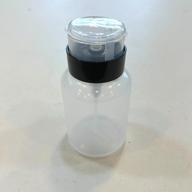 Pump Dispenser Remover Cleansing Empty Bottle 200ml Translucent 4ea