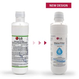 LG Genuine LT1000P LT1000PC ADQ74793501 MDJ64844601 Replacement Water Filter with LG Air Filter LT120F ADQ73214404