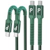 Cable USB C de 6 pies, paquete de 2 cables