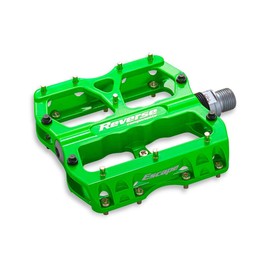 Reverse Escape Flat Bicycle Pedal Liquid Green