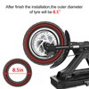 FOVNOT 8.5 Inch Solid Tire, Electric Scooter Tire Scooter Replacement